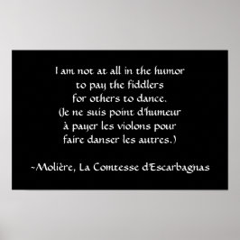 Molière - Betaal de Fiddler Poster