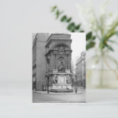 Moliere Fountain, 1844 Briefkaart (Staand voorkant)