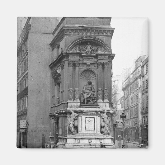 Moliere Fountain, 1844 Magneet (Voorkant)