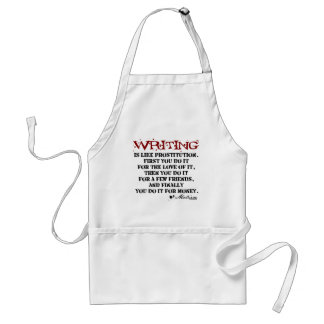 Moliere Writing Quote Standaard Schort
