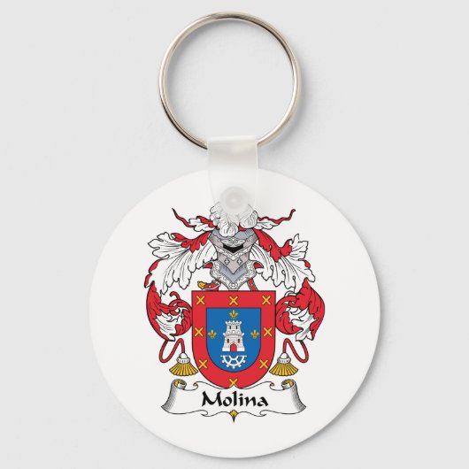 Molina Family Crest Sleutelhanger (Voorkant)