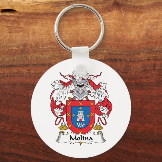 Molina Family Crest Sleutelhanger (Voorkant)
