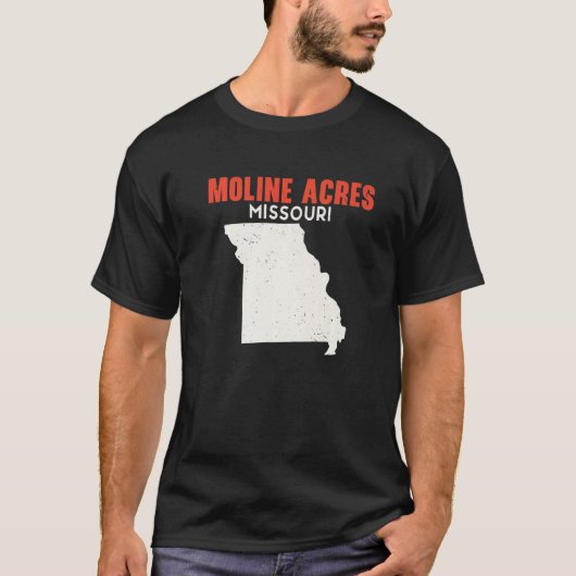 Moline Acres Missouri Verenigde Staten T-shirt (Voorkant)