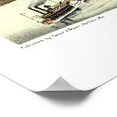 Moline, IL - Panoramische Kaart - 1869 Poster (Hoek)