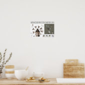 Molinos de viento en el Cabo de Gata (Almería) Poster (Keuken)