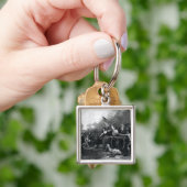Moll Pitcher bij de slag om Monmouth Sleutelhanger (Hand)