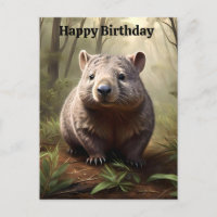 Molle Australische Wombat in bruine kleur, verjaar