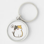 Molle Kaliko Kat - Kawaii Sticker Sleutelhanger (Voorkant)