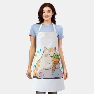 Molle kat die geniet van ijs – Whimsical Summer An Schort