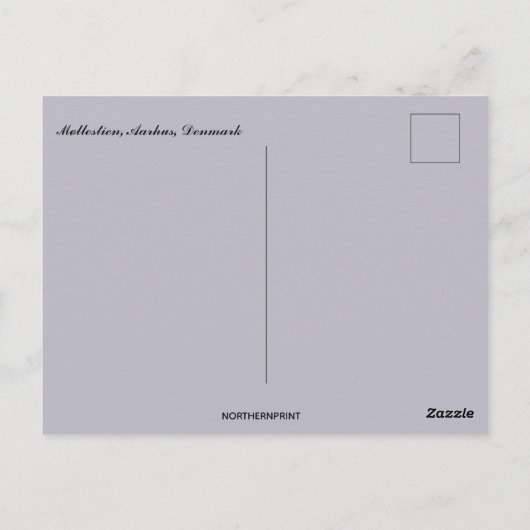 Møllestien Aarhus Denmark Briefkaart (Achterkant)