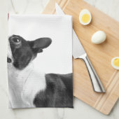 Mollie Mäusekind Boston Terrier Theedoek (Quarter Fold)