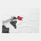 Mollie Mäusekind Boston Terrier Theedoek (Horizontaal)