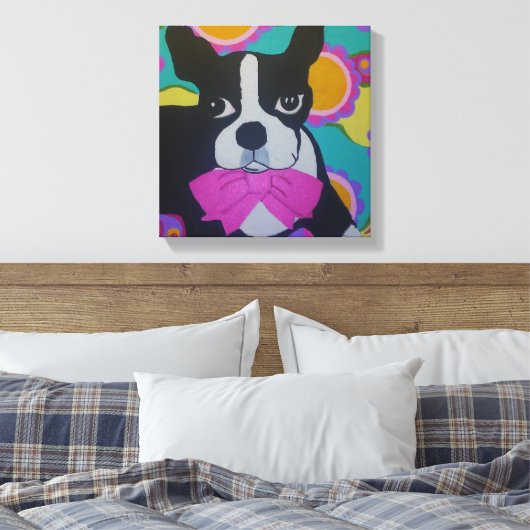 Mollie Stretched Canvas (Insitu (Slaapkamer))