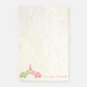 Mollig Cute, Schildpadden Verliefd Post-it® Notes