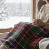 Mollig Hoogland Plaid - Rustieke Rode & Groene Tar Fleece Deken