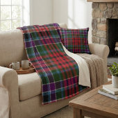 Mollig Hoogland Plaid - Rustieke Rode & Groene Tar Fleece Deken