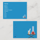 Mollig laboratorium visitekaartje (Voorkant / Achterkant)