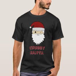 Mollig leuk kerstmannengezicht – Adorable kerst T- T-shirt