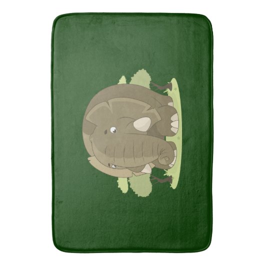 mollig olifant badmat (Voorkant Verticaal)