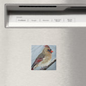 mollig Vrouw kardinaal - magneet (Insitu (Vaatwasser))