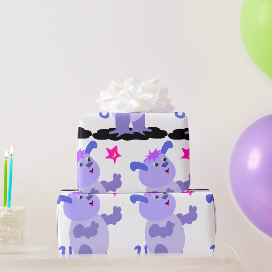 Mollige Alien Cadeaupapier