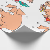 Mollige Big Snackliefhebber Cadeaupapier