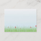 Mollige bij - visitekaartje (Achterkant)