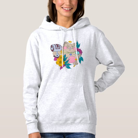 mollige bofkont hoodie (Voorkant)