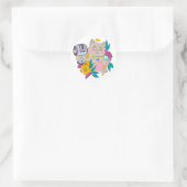 mollige bofkont ronde sticker (Tas)