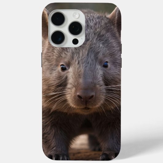 "Mollige Charme: De Schattige Australische Wombat" Case-Mate iPhone Case (Achterkant)