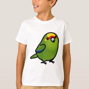 mollige geel gekroonde parkiet t-shirt