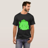 Mollige Groene Vis T-shirt (Voorkant volledig)