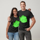 Mollige Groene Vis T-shirt (Unisex)