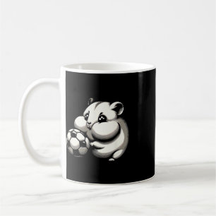 Mollige Hamster Met Voetbal Ll Cartoon Kawaii  Koffiemok