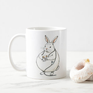 Mollige Konijn Dierenarts Mok - Grappig Geschenk v