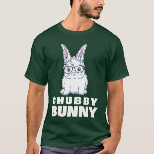Mollige Konijn Knuffel Konijn Liefde Vet Grappig T-shirt