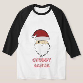 Mollige Lieve Kerstman Gezicht – Aardige Kerst T-s T-shirt