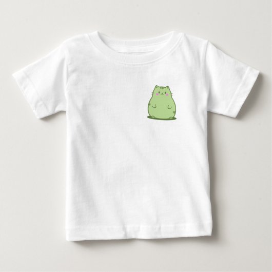 Mollige Matcha Groene Kitty (Voorkant)