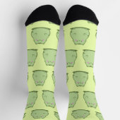 Mollige Matcha Groene Kitty Sokken (Top)
