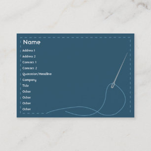Mollige naald - visitekaartje