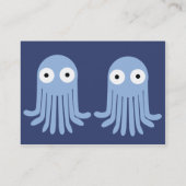 Mollige octopus - visitekaartje (Achterkant)
