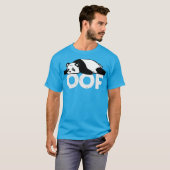 mollige panda van internet video gaming gamer t-shirt (Voorkant volledig)