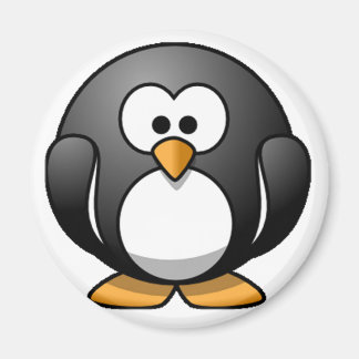 mollige pinguïn magneet