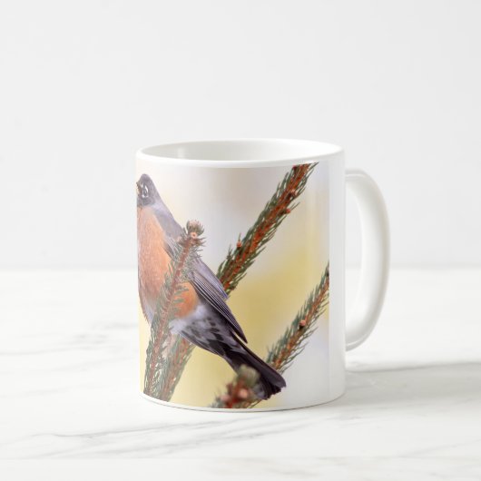 Mollige Roodborst Koffiemok (Voorkant rechts)