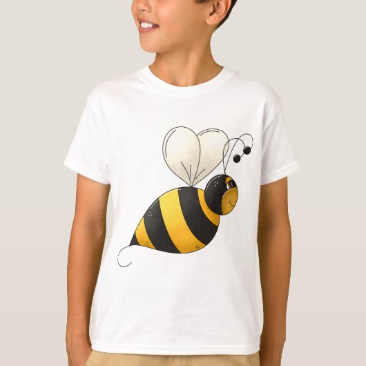 Mollige Vleugelige Hommel T-shirt (Voorkant)