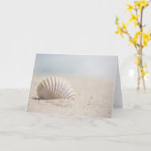 Mollusk Seashell Kaart (Gele Bloem)