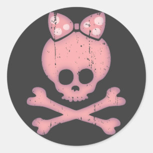 Molly Bow Dot Ronde Sticker