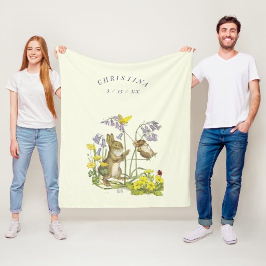 Molly Brett Momma Konijn Baby Swing LadyBug Fleece Deken (In situ)