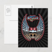 Molly Chrome Bike Briefkaart (Voorkant / Achterkant)
