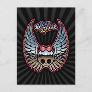 Molly Chrome Bike Briefkaart